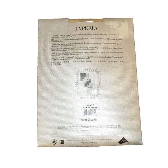 La Perla Venite 5 Den Sheer To Waist Tights Size Small - Picture 6 of 7
